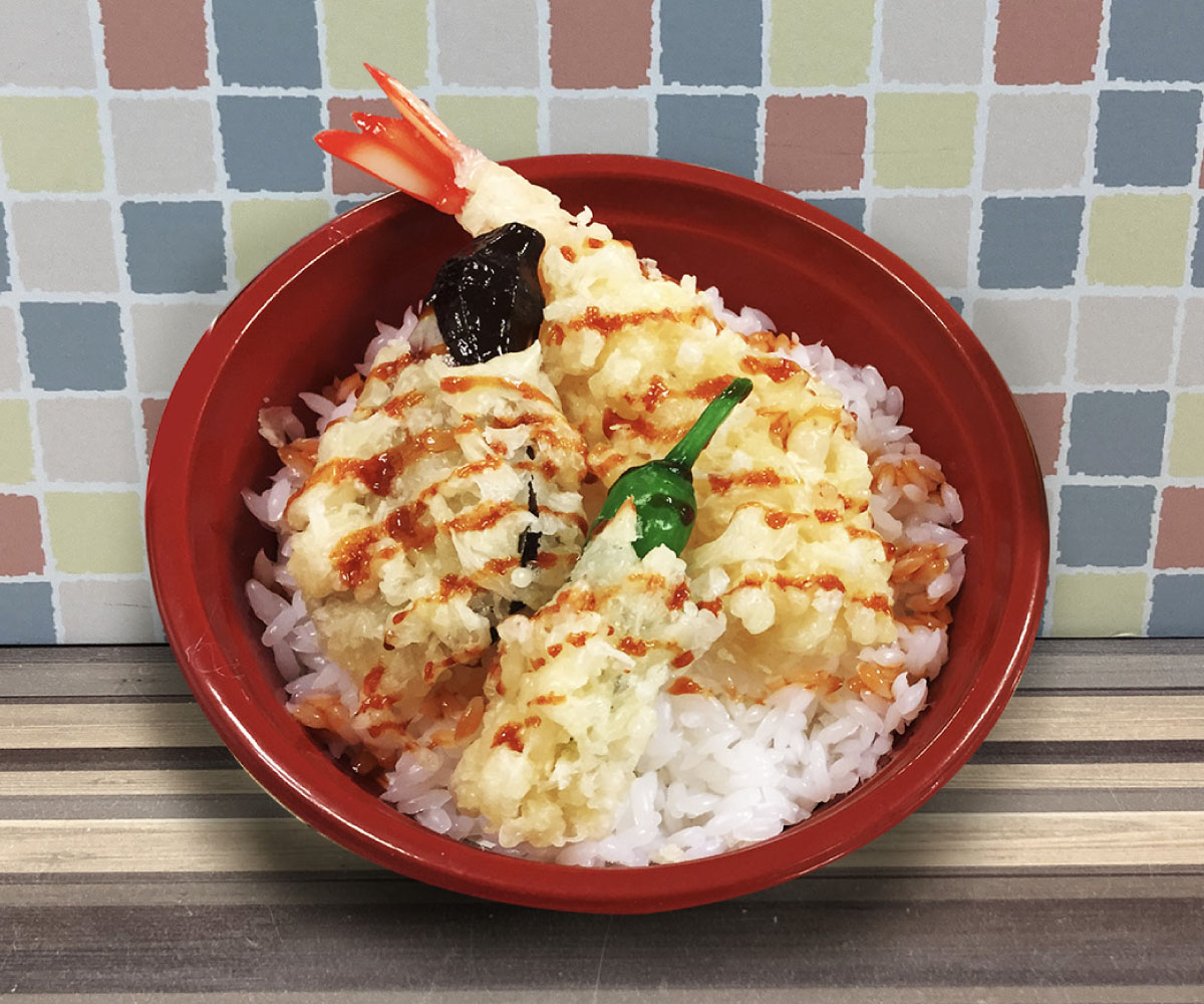 ロウの天ぷらで天丼