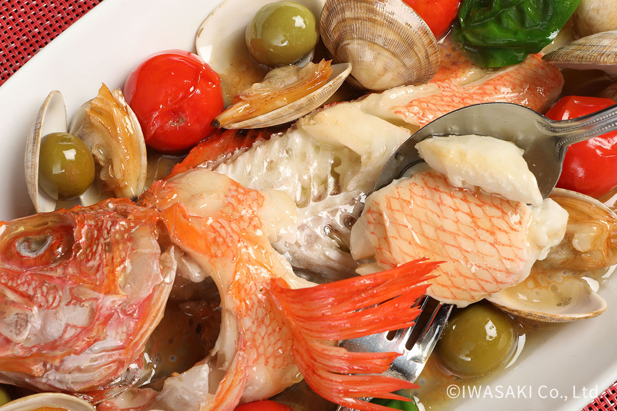 キンキのアクアパッツァ