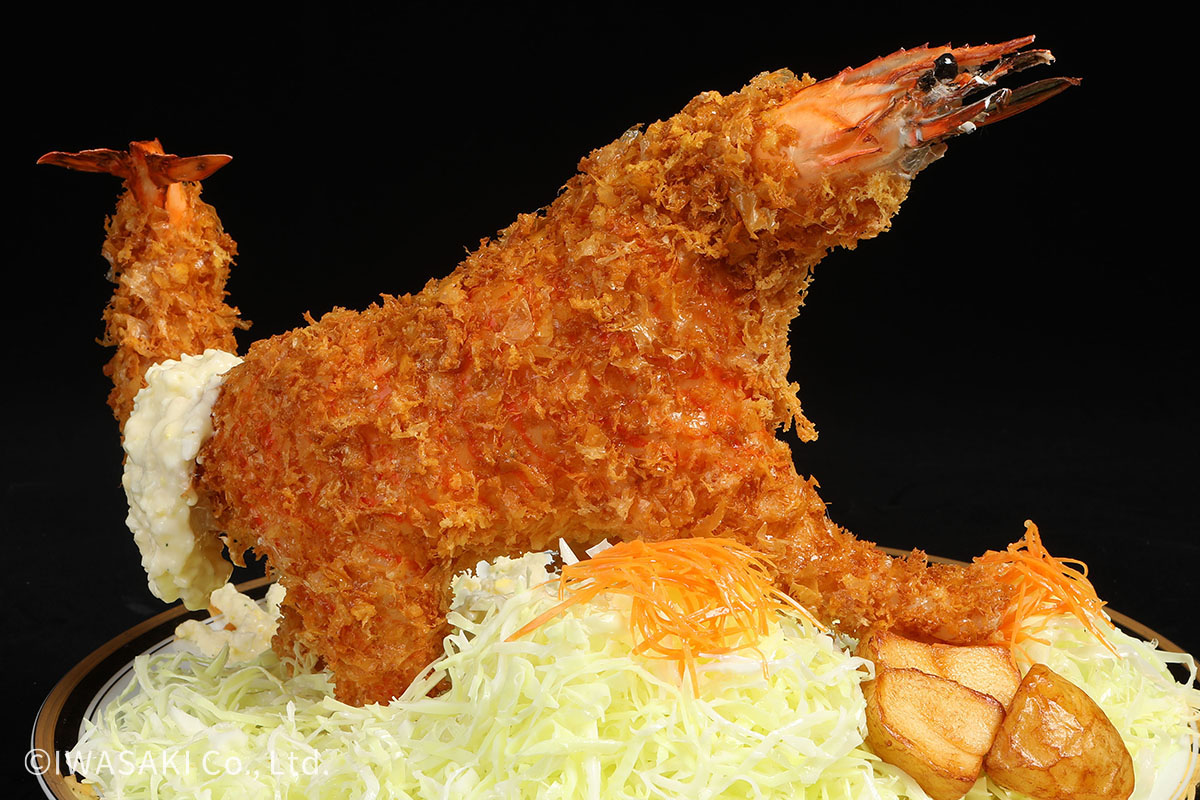 ブラックタイガーのエビフライ